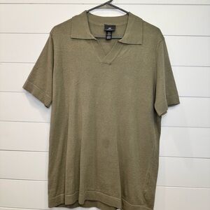 H&M Light Olive Men's Polo Shirt
